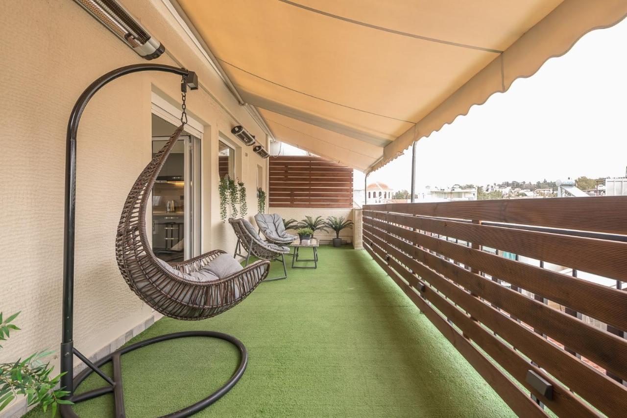 Petralona Stylish Penthouse Apartment เอเธนส์ ภายนอก รูปภาพ